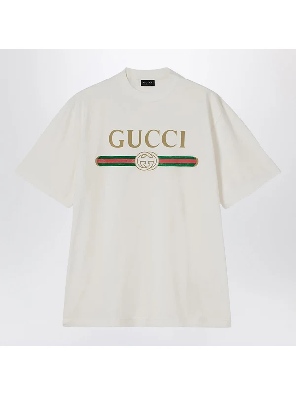 Gucci White Half Sleeve