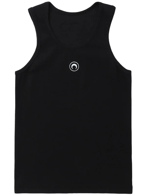 Marine Serre Black Sleeveless
