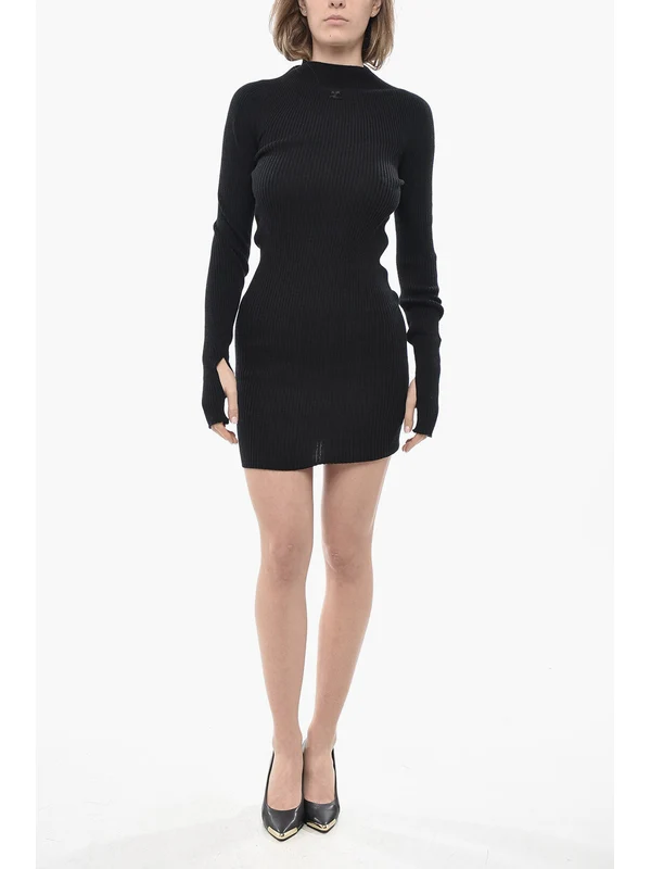 Courrèges Black Mini Dress