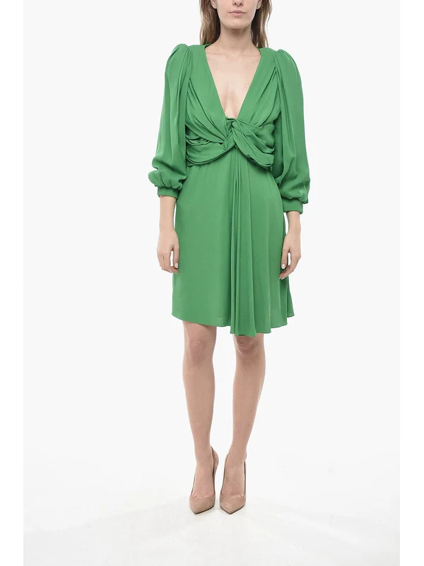 Celine Green Mini Dress