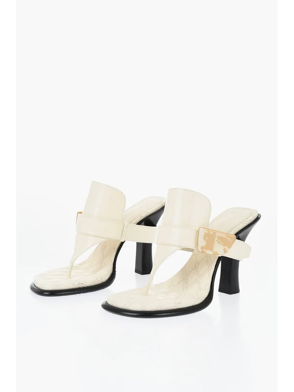Burberry Ivory Sandal Heels