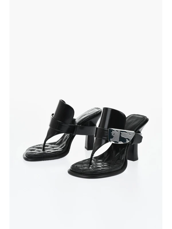 Burberry Black Sandal Heels
