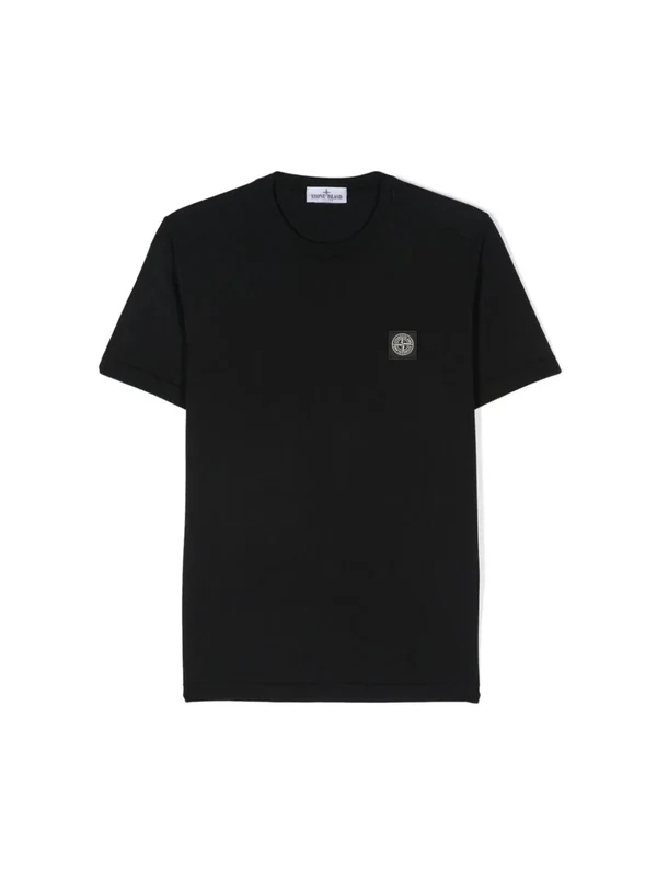 Stone Island Kids Black Half Sleeve