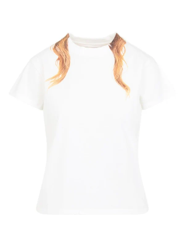 Mm6 Maison Margiela White Half Sleeve