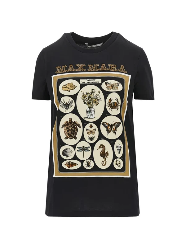 Max Mara Black Half Sleeve