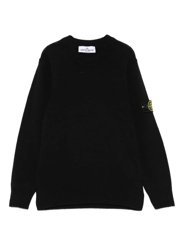 Stone Island  Black Knitted