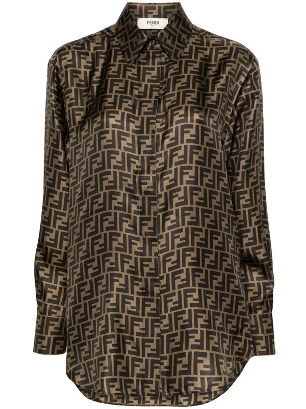 Fendi Brown Shirts