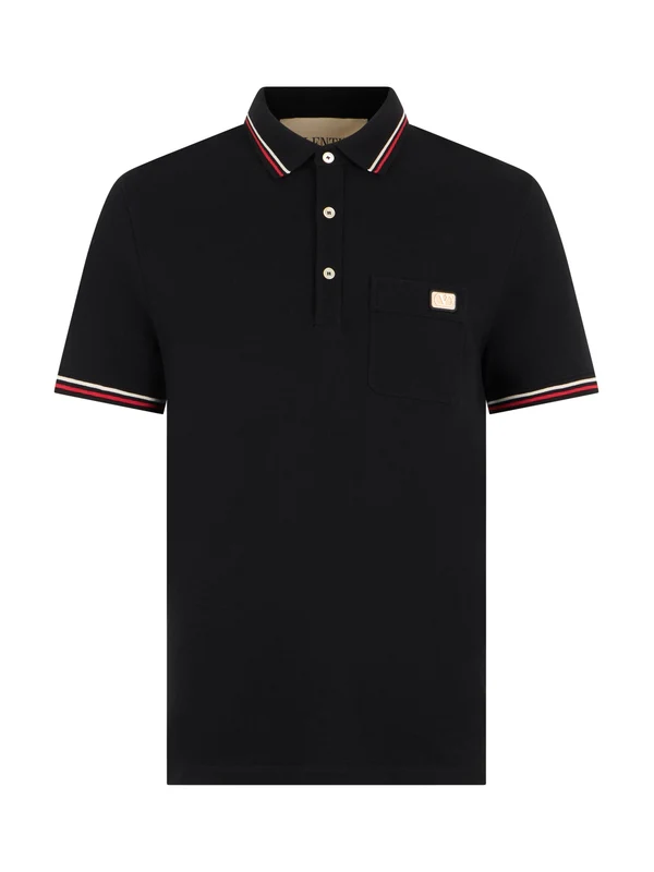 Valentino Black Polo Shirts
