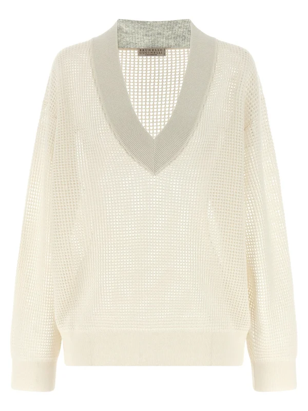 Brunello Cucinelli Ivory Knitted