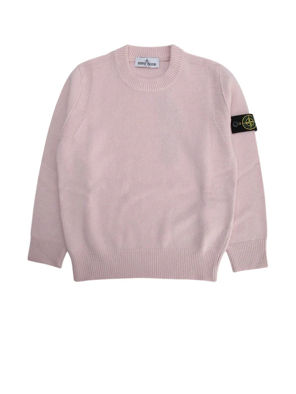 Stone Island Kids Pink Knitted