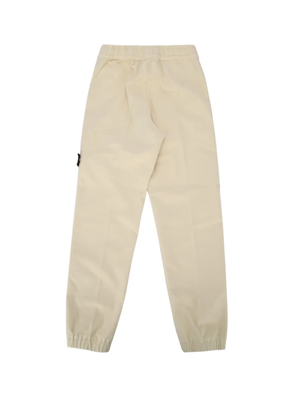 Stone Island Kids Ivory Casual Pants - Image 2