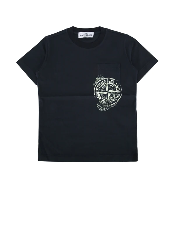 Stone Island Kids Navy Half Sleeve