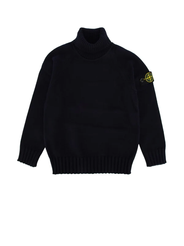 Stone Island Kids Navy Knitted