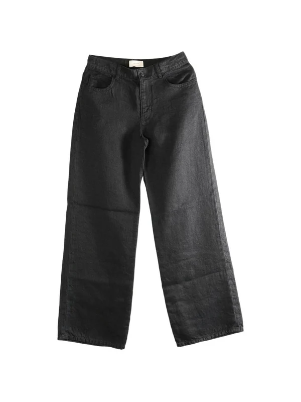 The Row Black Denim Pants