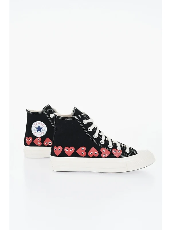 Comme Des Garcons Black High Top Sneakers