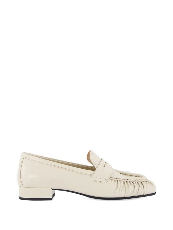 Prada Ivory Loafers