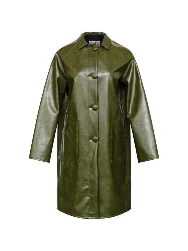Mm6 Maison Margiela Green Coats