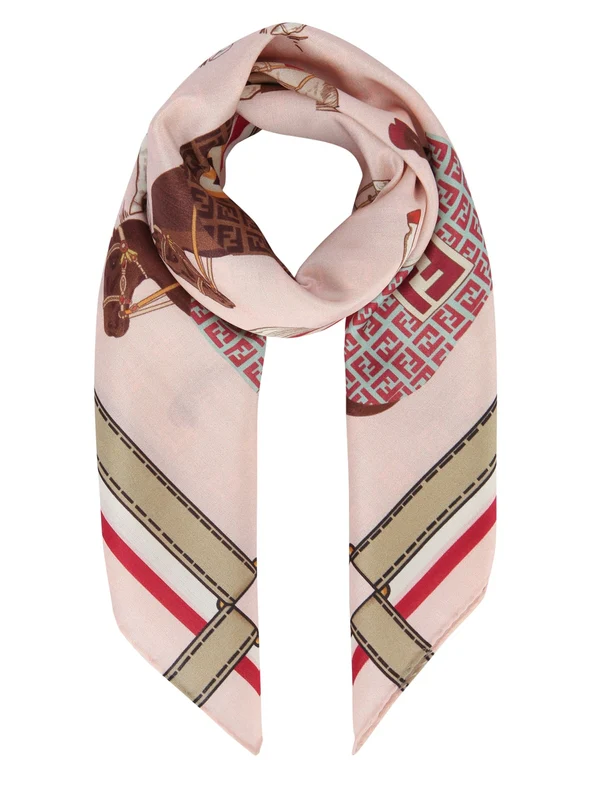 Fendi Pink Mufflers