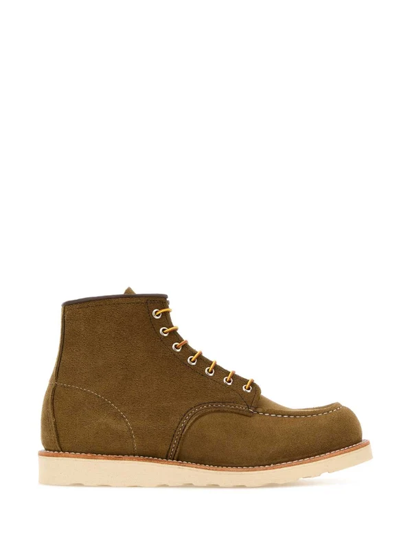 Red Wing Green Lace-Up Boots