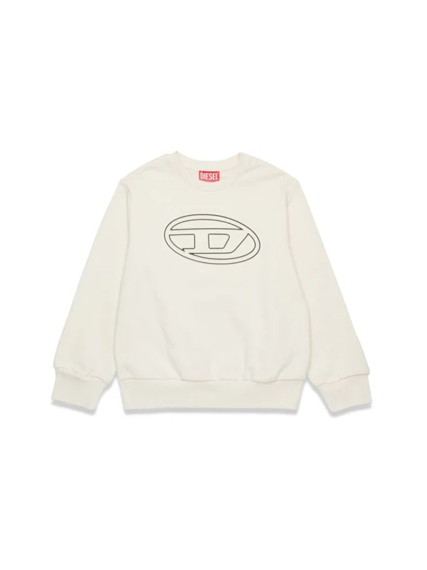 Diesel White Sweatshirts