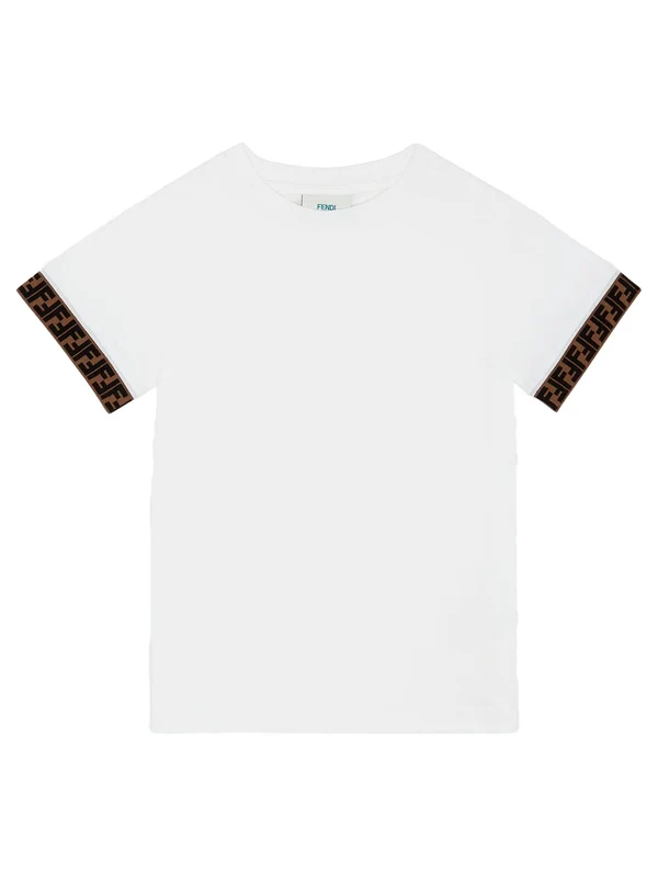 Fendi White Half Sleeve