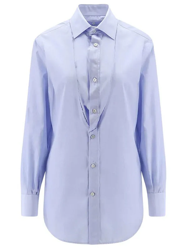 Maison Margiela Blue Shirts & Blouses