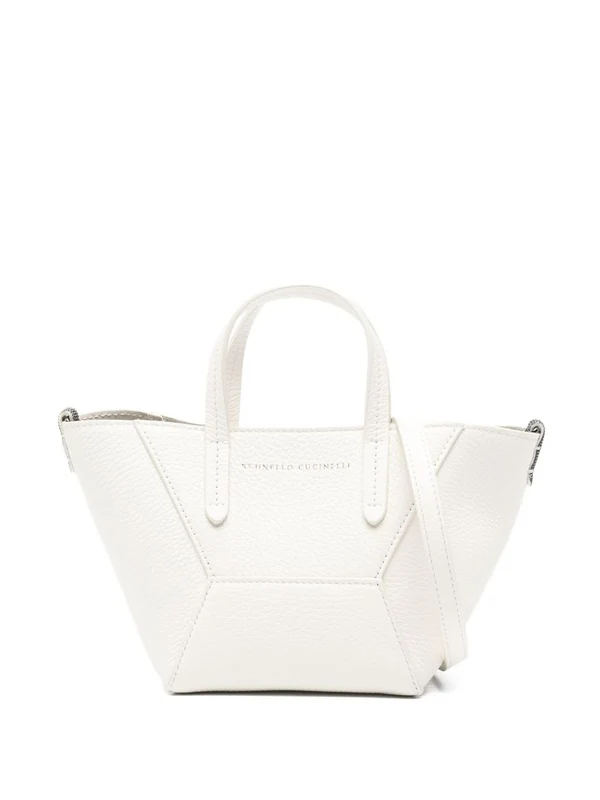 Brunello Cucinelli White Tote Bags