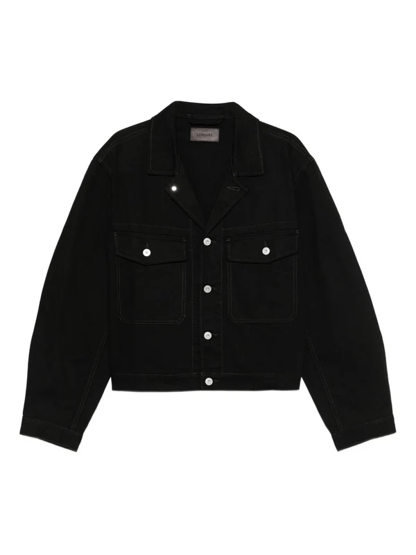 Lemaire Black trucker jacket