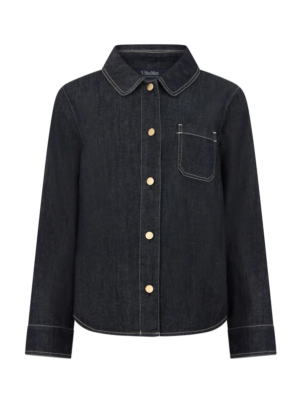 S Max Mara Black Shirts & Blouses