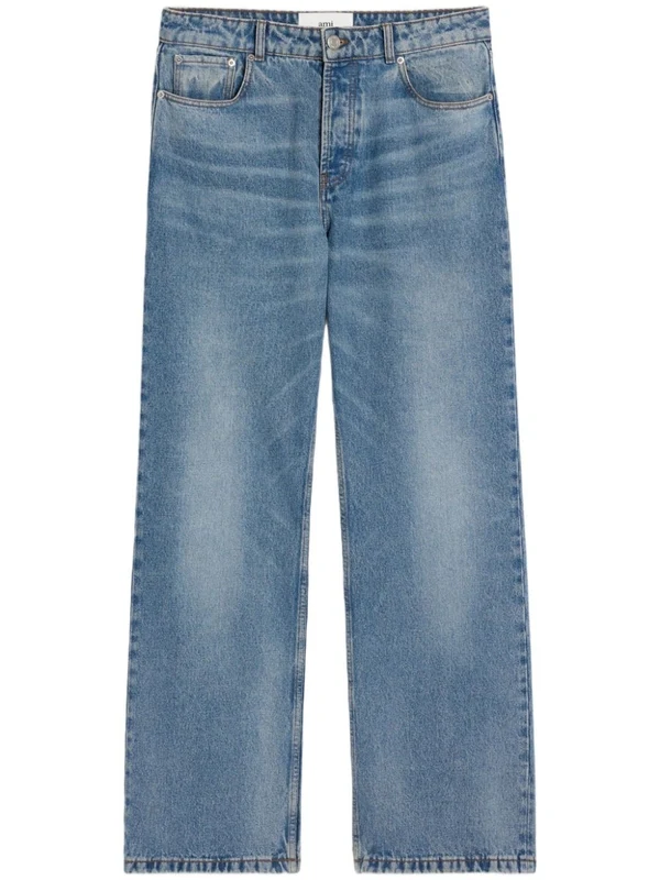 Ami Blue Denim Pants