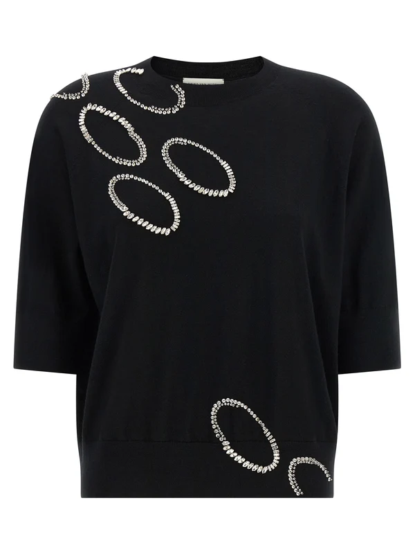 Dries Van Noten Black Knitted