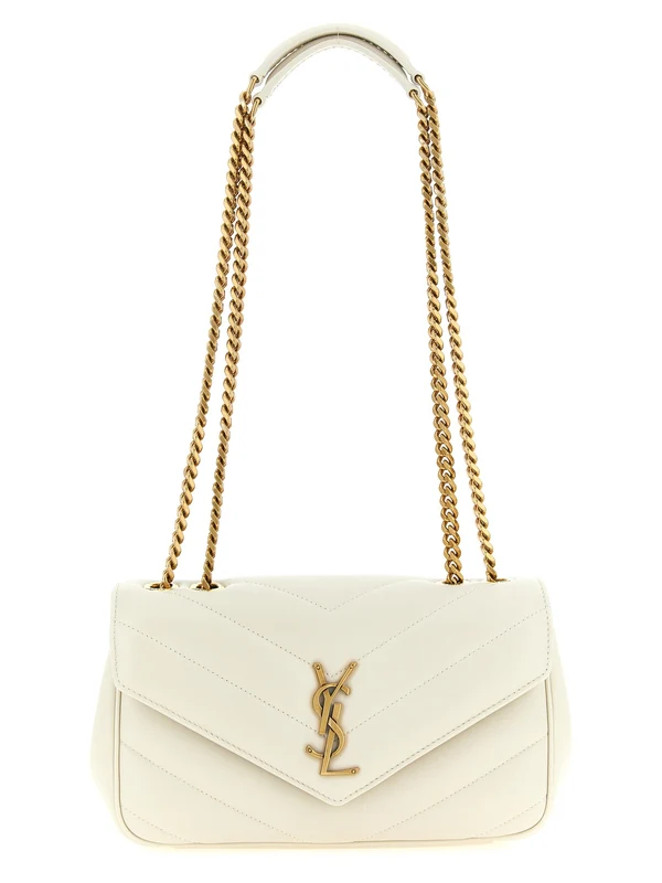 Saint Laurent Ivory Crossbody & Shoulder Bags