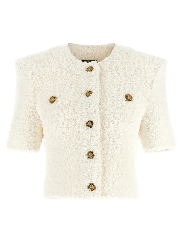 Balmain Ivory Cardigans