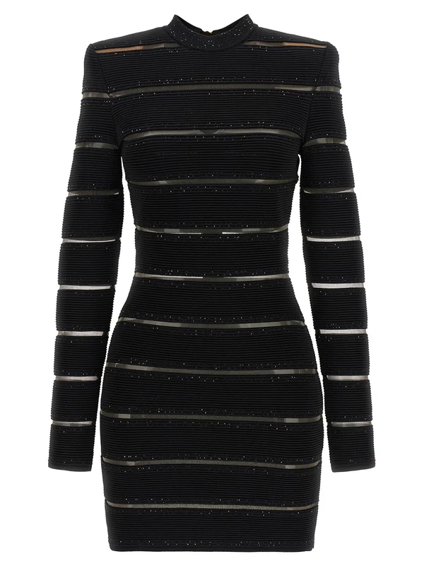 Balmain Black Mini Dress