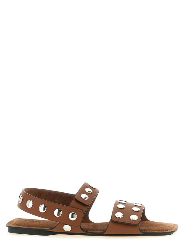Khaite Brown Sandals