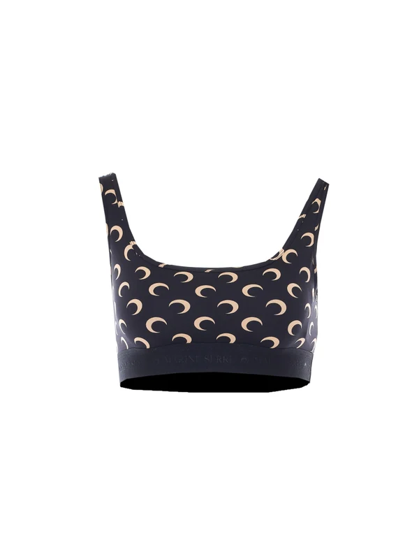 Marine Serre Black Bra & Panties