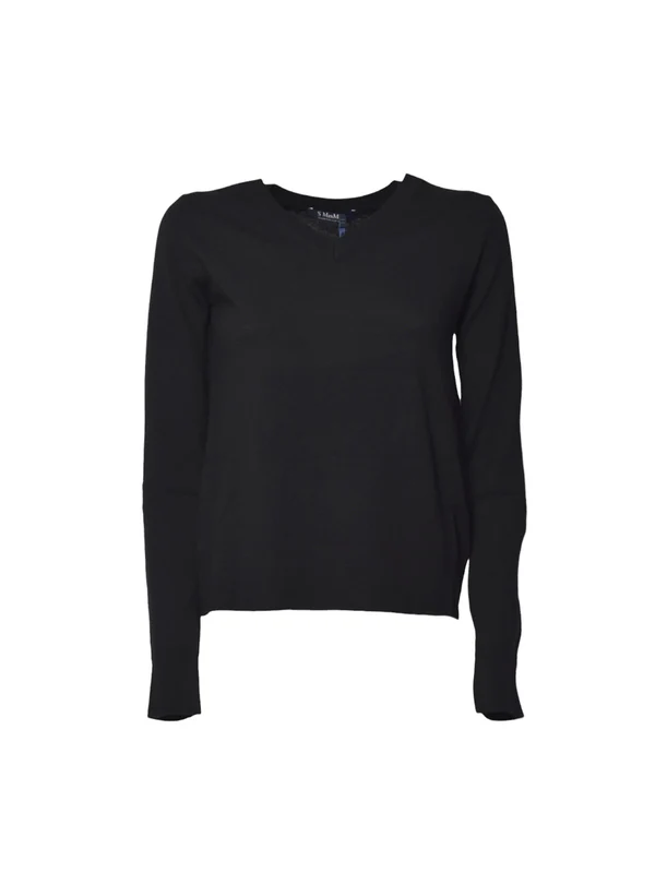 S Max Mara Black Knitted