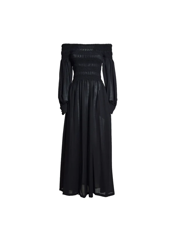 Max Mara Black Midi Dress