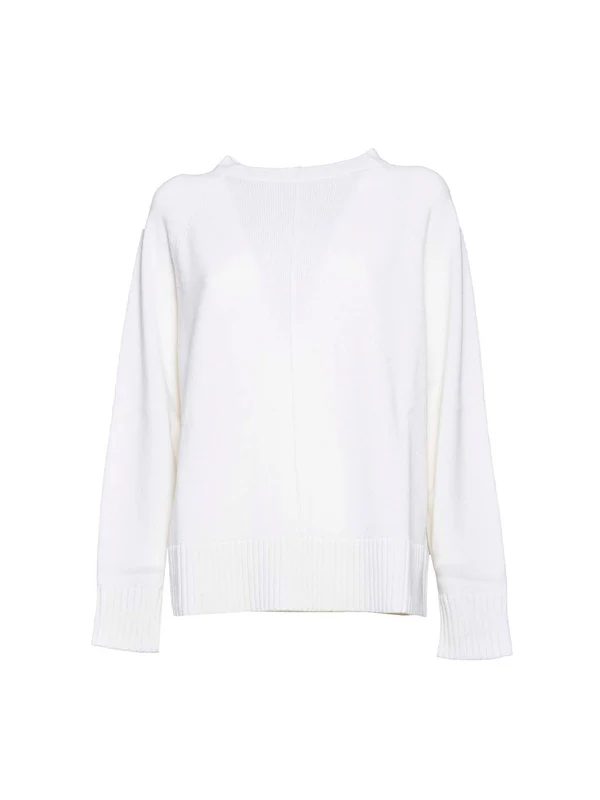 Max Mara White Knitted