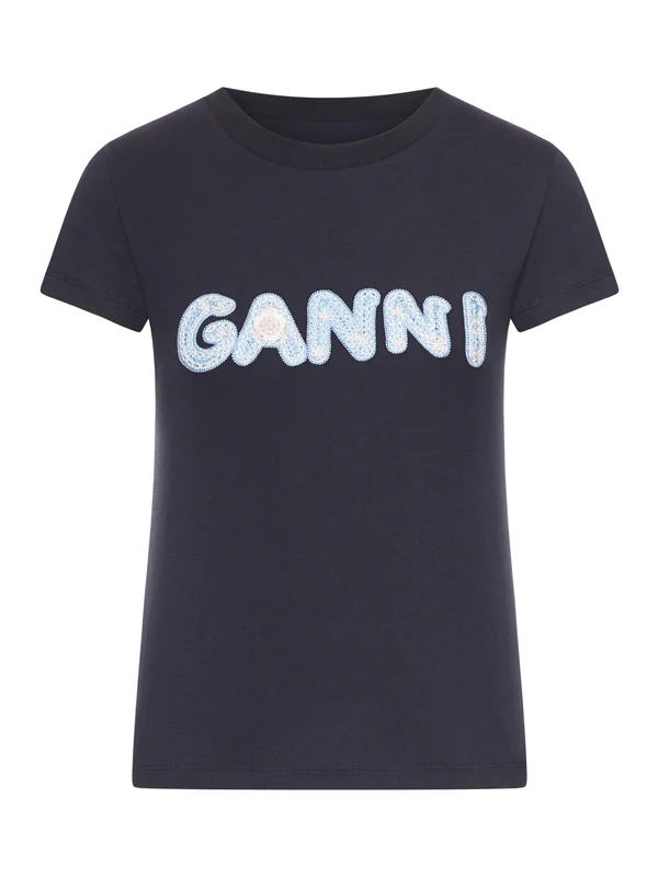 Ganni Grey Half Sleeve