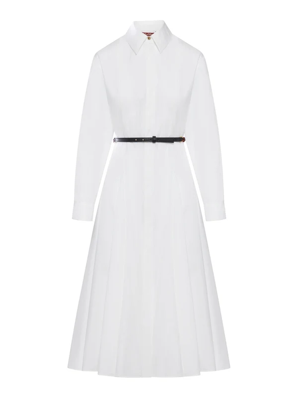 Max Mara Studio White Midi Dress