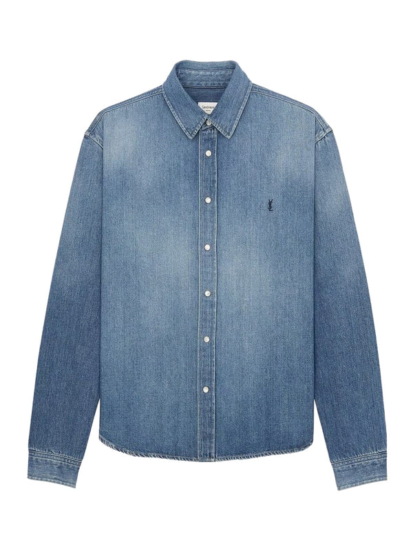 Saint Laurent Blue Shirts