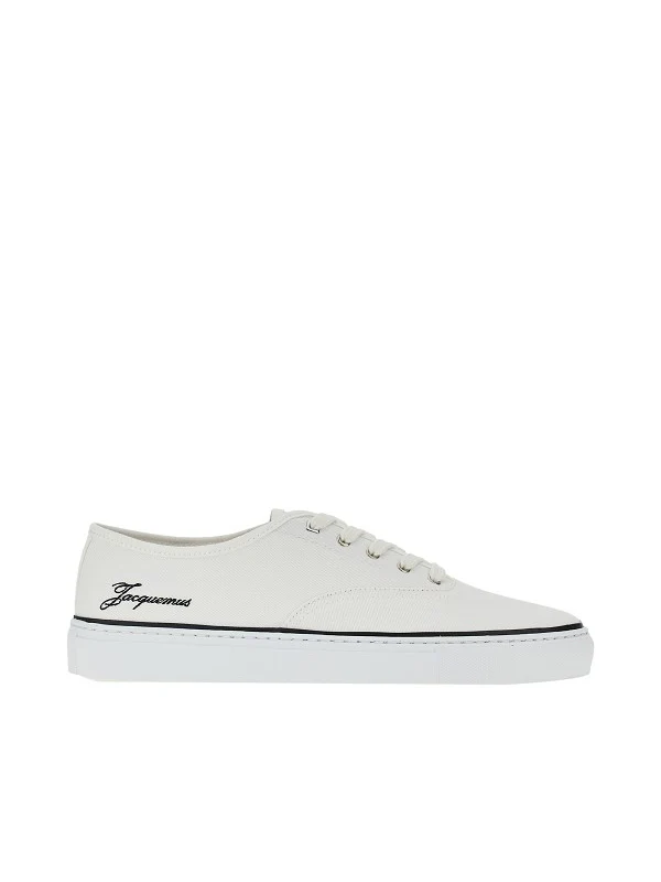 Jacquemus Ivory Low Top Sneakers
