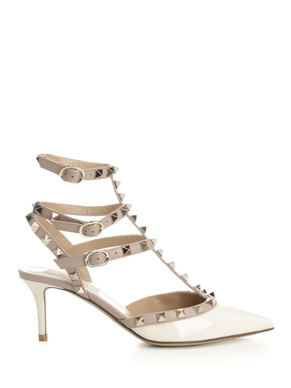 Valentino Ivory Sandal Heels