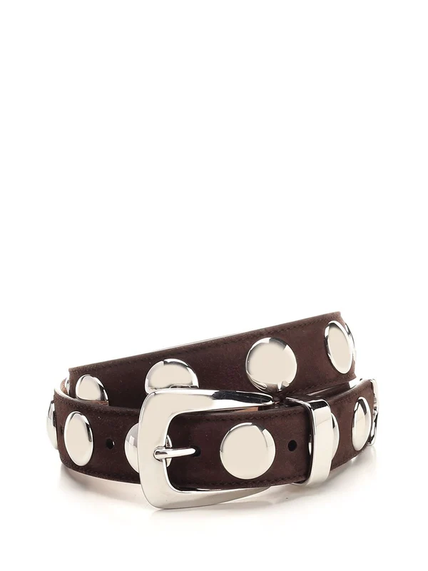 Khaite Brown Leather Belts