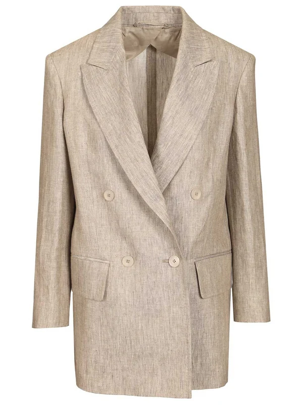 Max Mara Beige Tailored Jackets