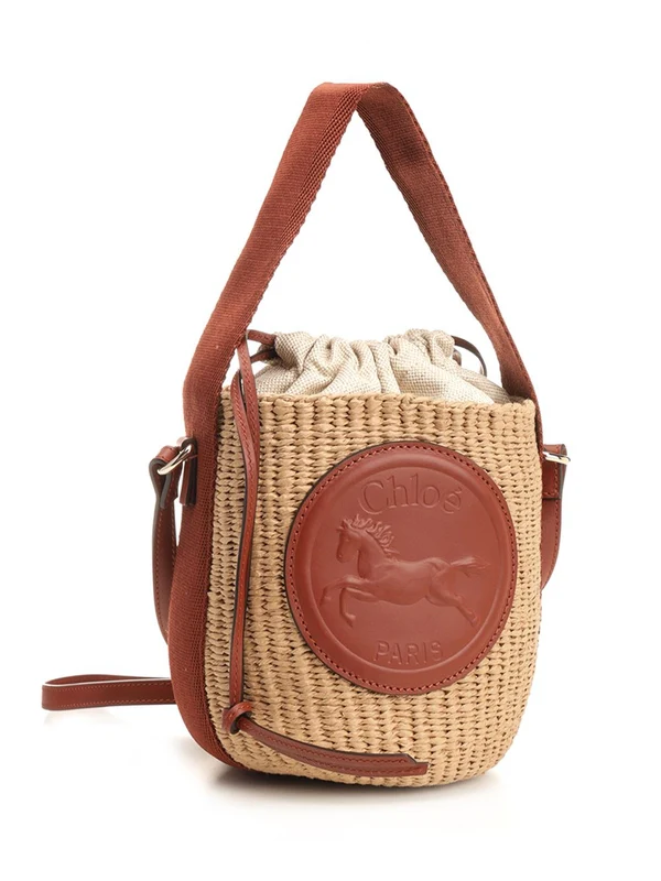 Chloe Beige Bucket Bags
