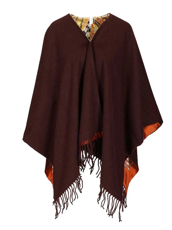 Ferragamo Brown Cape