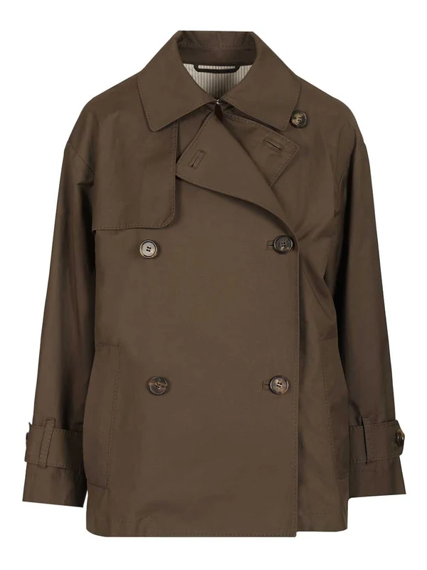 Max Mara The Cube Green Trench