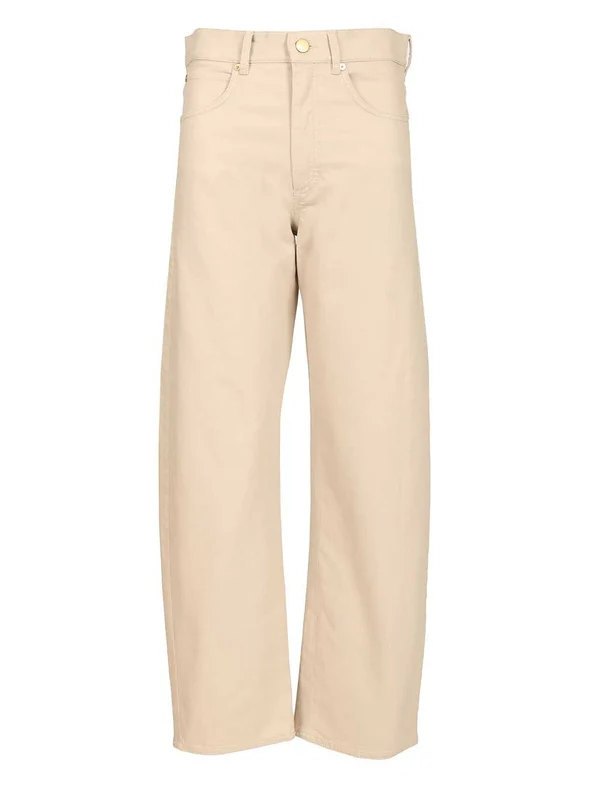 S Max Mara Beige Denim Pants